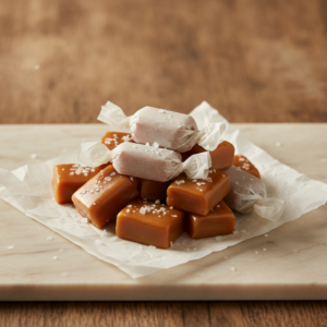 Dark Chocolate Sea Salt Caramels (12)