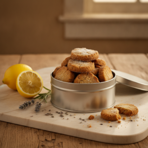 Lemon Lavender Shortbread