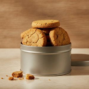 Ginger Molasses Cookie Tin