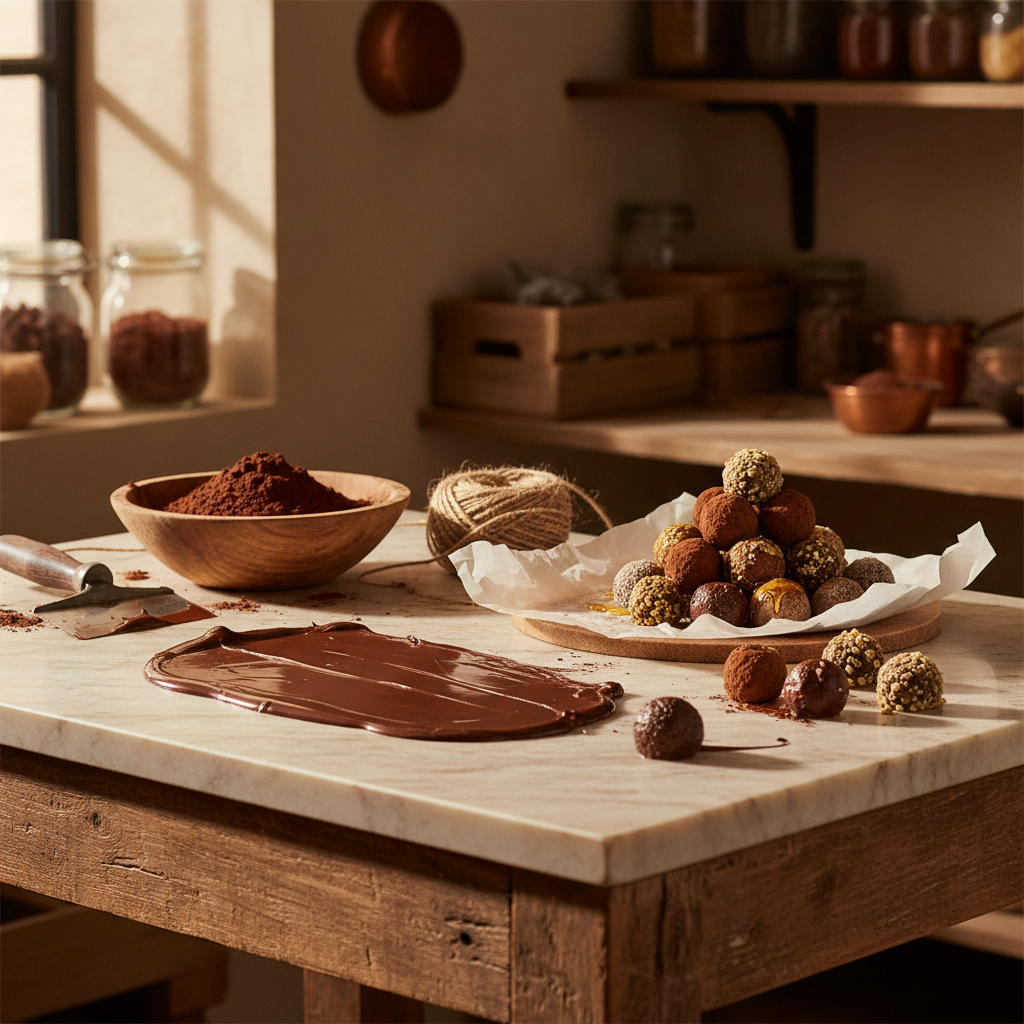 Our chocolate kitchen